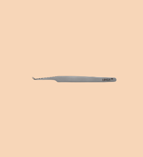 Lovely - Eyelash Extension Tweezers Lovely Diamond series, 45 degrees, 5 mm