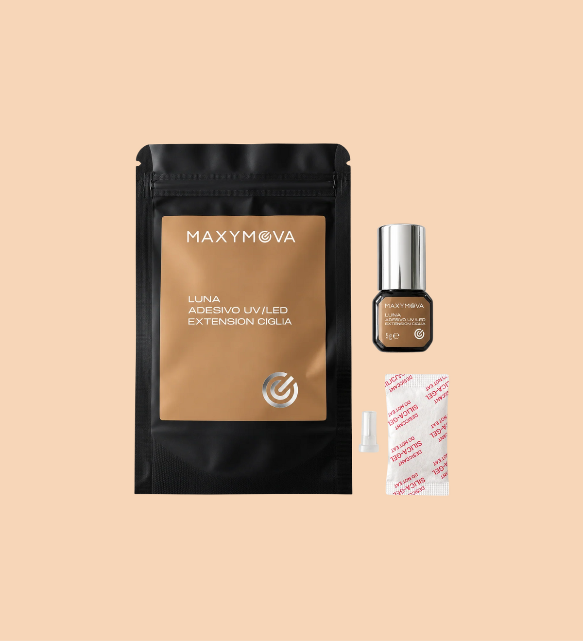 MAXYMOVA – LUNA UV/LED – Colle Professionnelle pour Extensions de Cils – 5 g