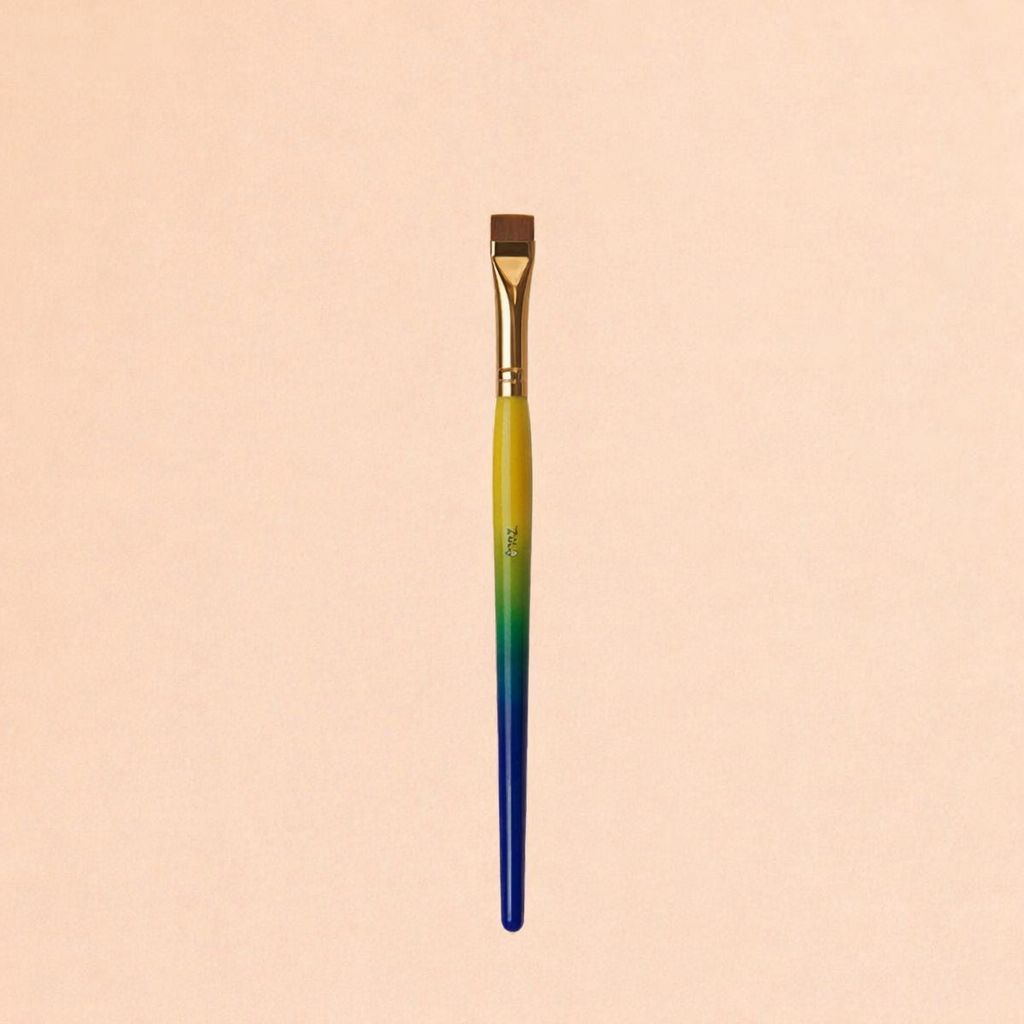 Большая прямая кисть ZOLA 03BR розовая