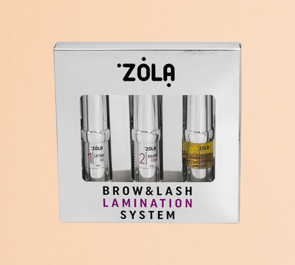 ZOLA Brow&amp;Lash Lami system eyebrow lift and eyelash enhancement kit