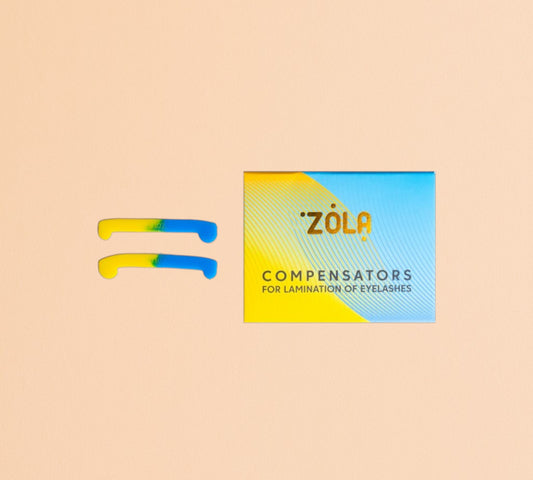 ZOLA cosmetics LASH LIFT COMPENSATORS (yellow and blue)