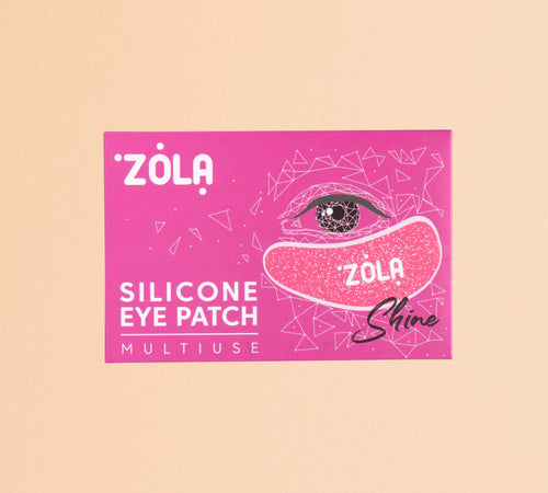 ZOLA Cosmetics reusable silicone eye patches dark pink