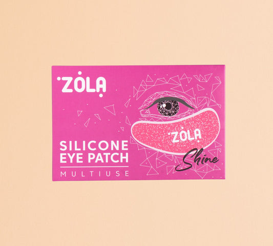 ZOLA Cosmetics reusable silicone eye patches dark pink