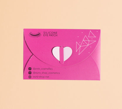 ZOLA Cosmetics reusable silicone eye patches dark pink