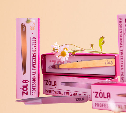 Zola pince à épiler premium plate professionnelle
