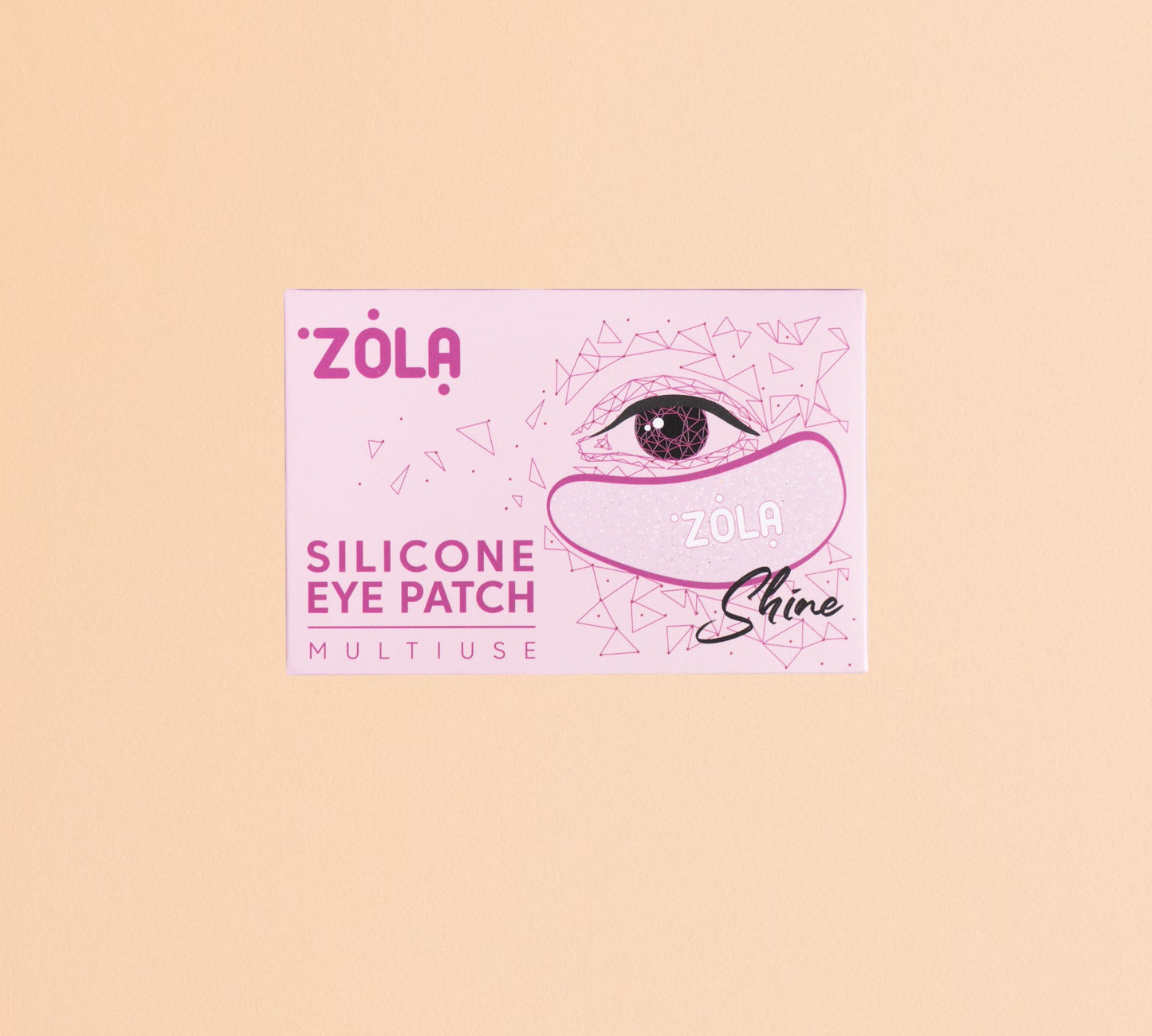 Silicone patches yeux réutilisables ZOLA Cosmetics rose clair