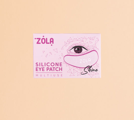ZOLA Cosmetics Reusable Silicone Eye Patches Light Pink 