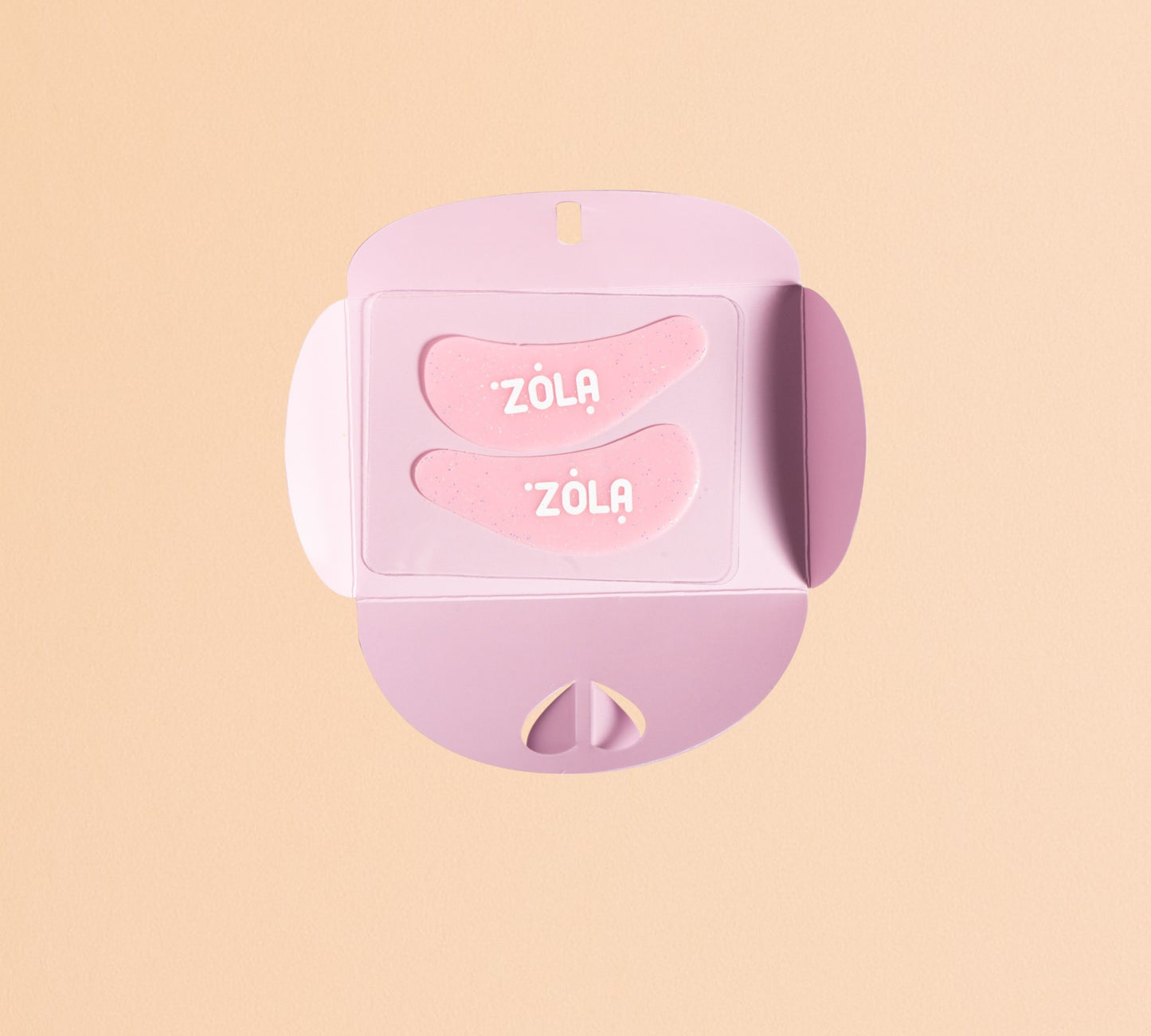 Silicone patches yeux réutilisables ZOLA Cosmetics rose clair