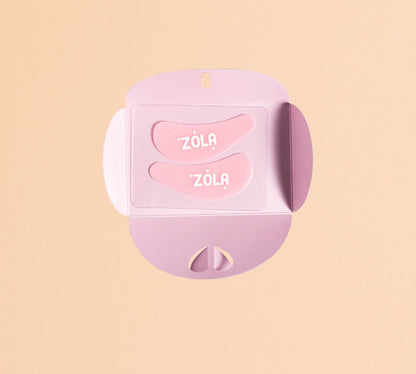 Silicone patches yeux réutilisables ZOLA Cosmetics rose clair