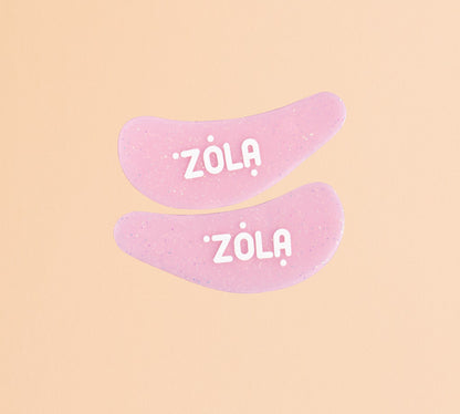 Silicone patches yeux réutilisables ZOLA Cosmetics rose clair