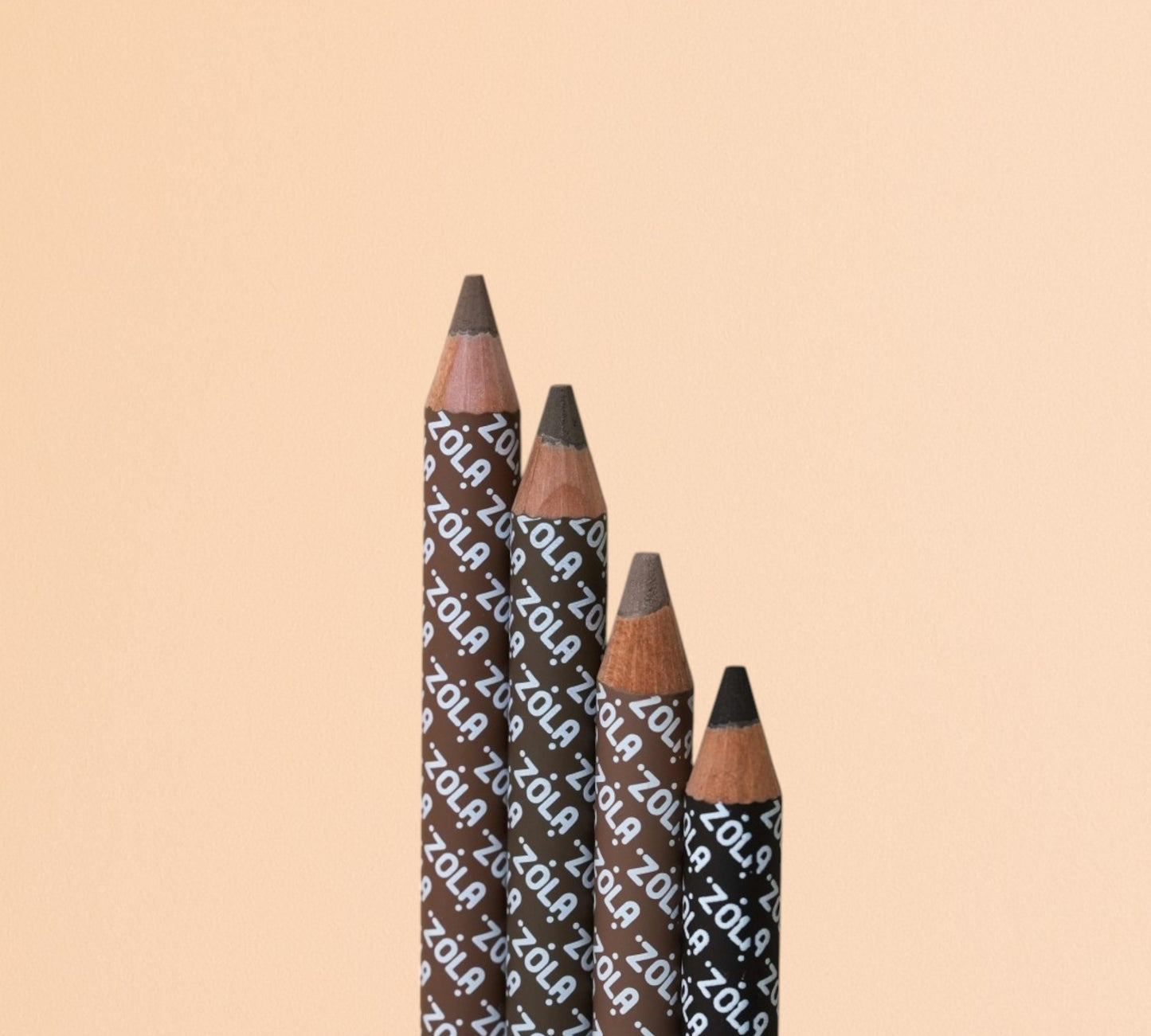 Пудровый карандаш для бровей Zola Cosmetics, цвет «карамель»