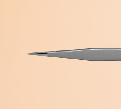 Пинцет для наращивания ресниц Lovely Diamond Series прямой с лентой, прямой изолированный пинцет