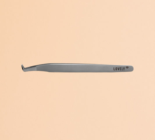Lovely Diamond series eyelash extension tweezers, Mini Boot