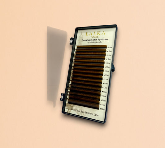 Extensions de cils couleur Brun Foncé collection Paris by Lalka Paris