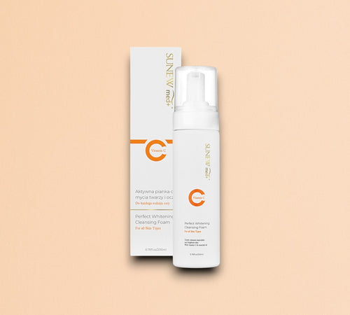 SunewMed +FACE AND EYE CLEANSING FOAM Vitamin C 200ml 