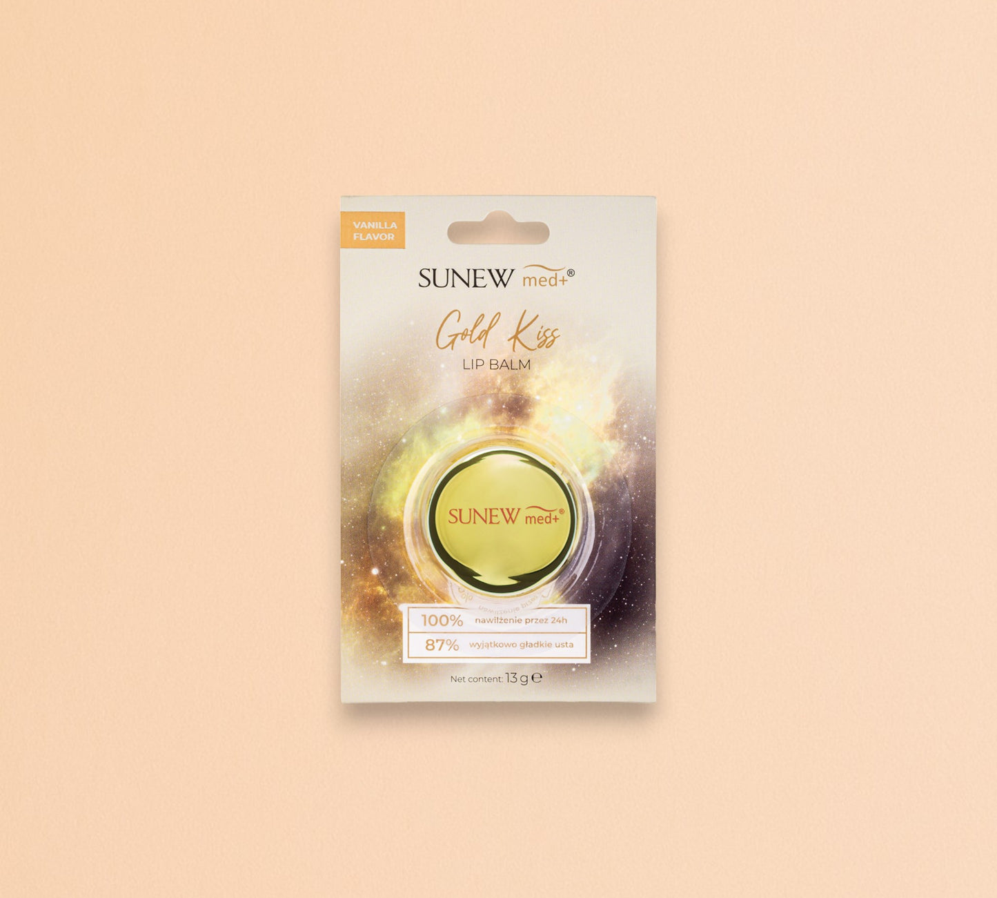 Sunew med GOLD KISS VANILLA LIP BALM
