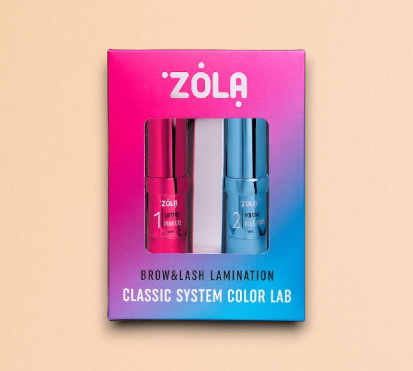 Lami System Color Lab Zola Cosmetics eyebrow lift and eyelash enhancement kit