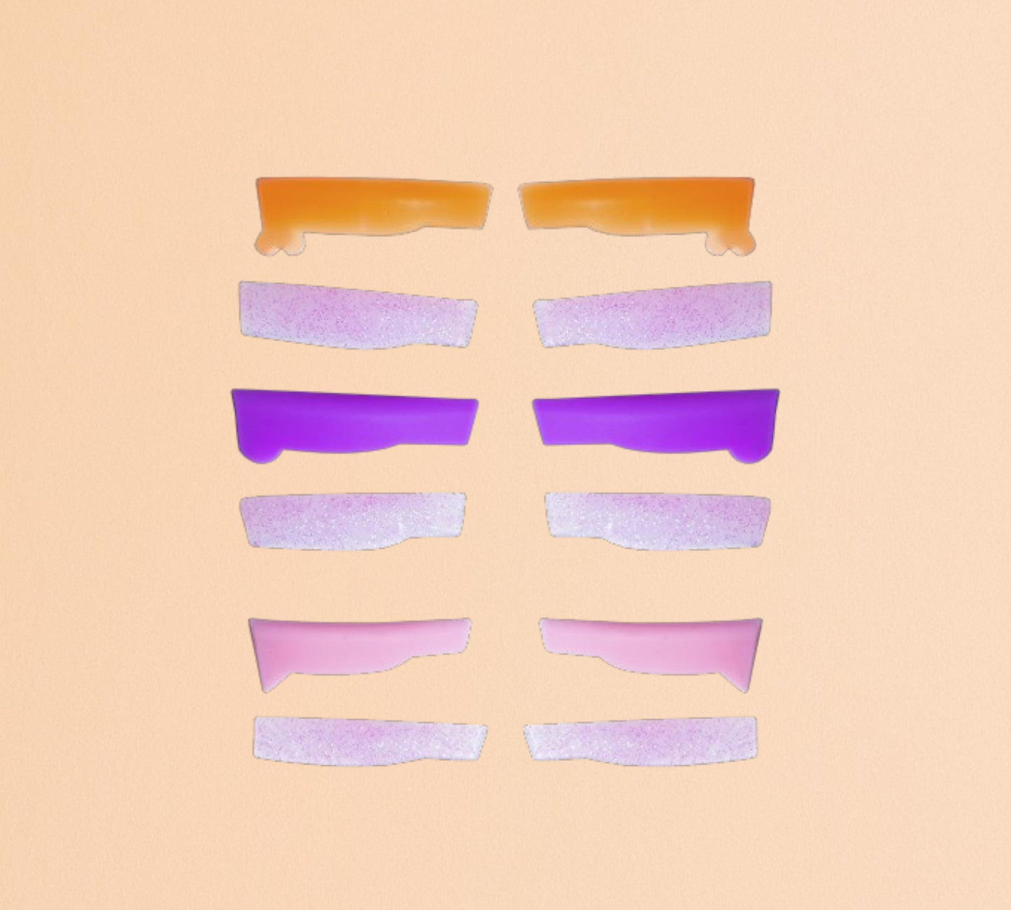 ZOLA LAMINATION SILICONE PADS SHINY &amp; CANDY (S SERIES -S, M, L, M SERIES -S, M, L)