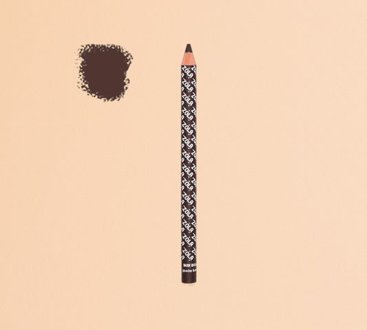 Zola Cosmetics Powder Eyebrow Pencil, DARK BROWN