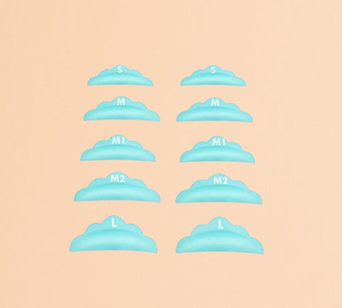 BLUE SILICONE PADS for eyelash lifting and lashlift