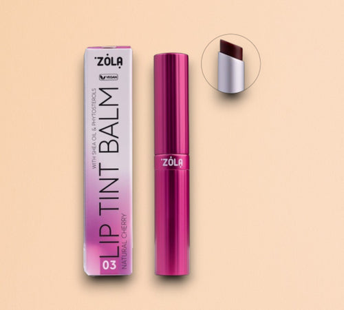 Baume à lèvres teinté ZOLA (03 Cerise Naturelle)