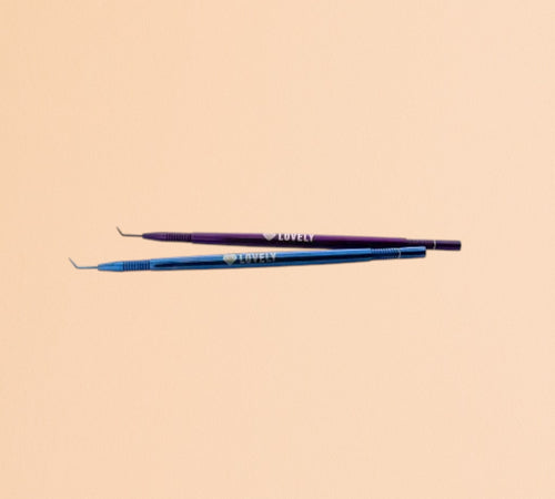 Lovely Metal Pick Blueberry Eyelash Lift Procedure