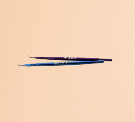 Lovely Metal Pick Blueberry Eyelash Lift Procedure