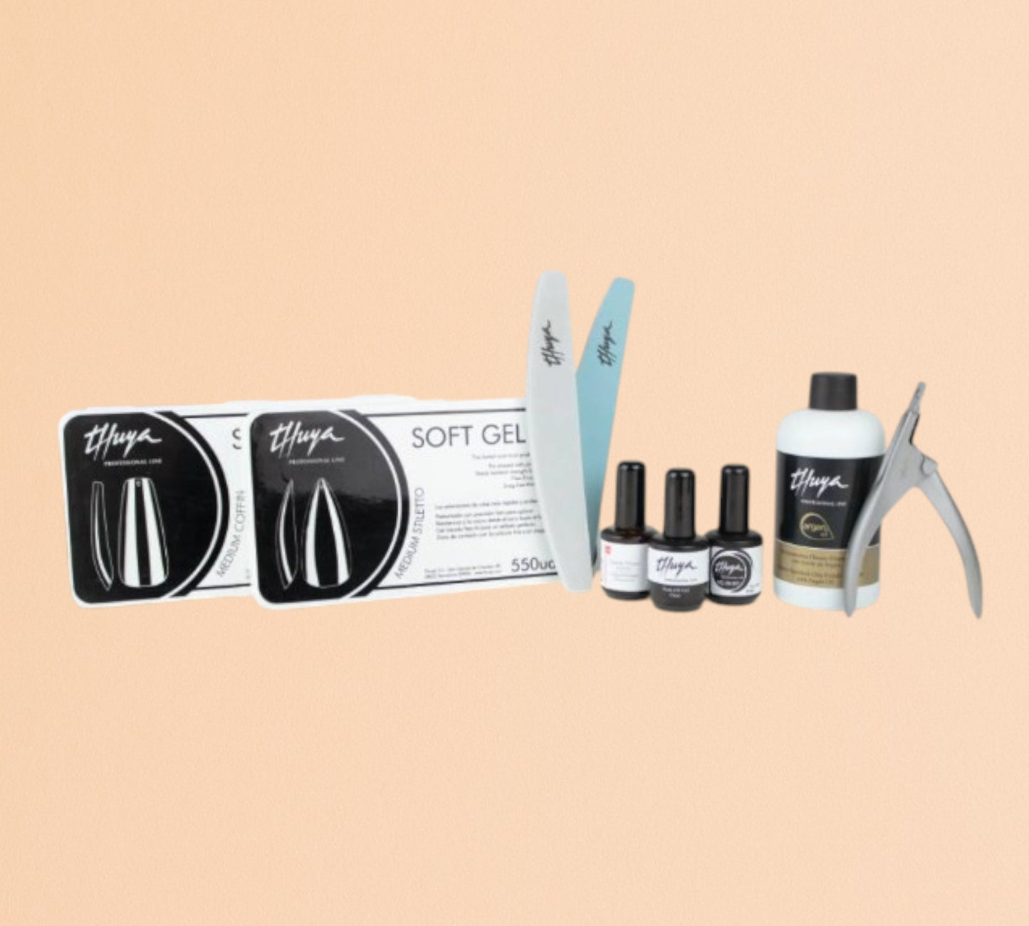 KIT THUYA ONGLES SOFT GEL / GEL-X