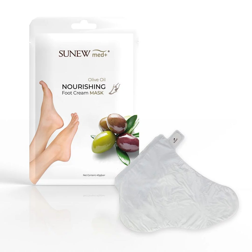 MASQUE Chaussette POUR LES PIEDS À L’HUILE DE JOJOBA ET OLIVE SUNEWMED+