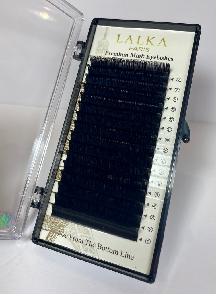 Extensions de cils Volume russe Courbure CC 0,07 gr collection Paris by Lalka Paris
