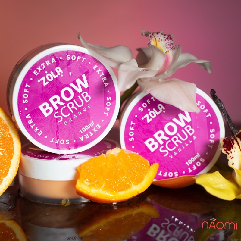 Gommage pour sourcils ZOLA/ Eyebrow Scrub, SOFT ORANGE, 100ml