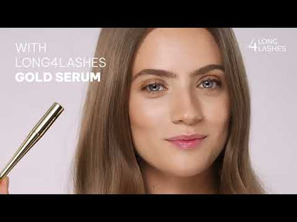 GOLD 4 Long Lashes Growth Serum for Eyelashes and Eyebrows